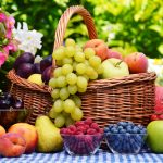 Basket,Of,Fresh,Organic,Fruits,In,The,Garden