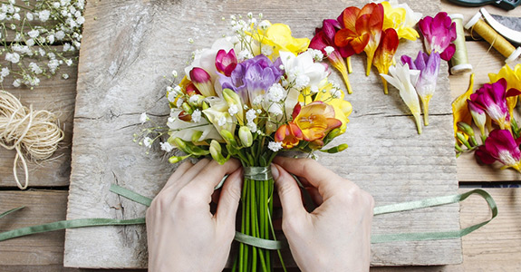 wedding flower delivery