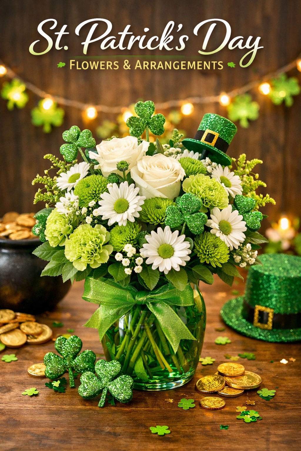 St Patricks Day Floral Under 2mb